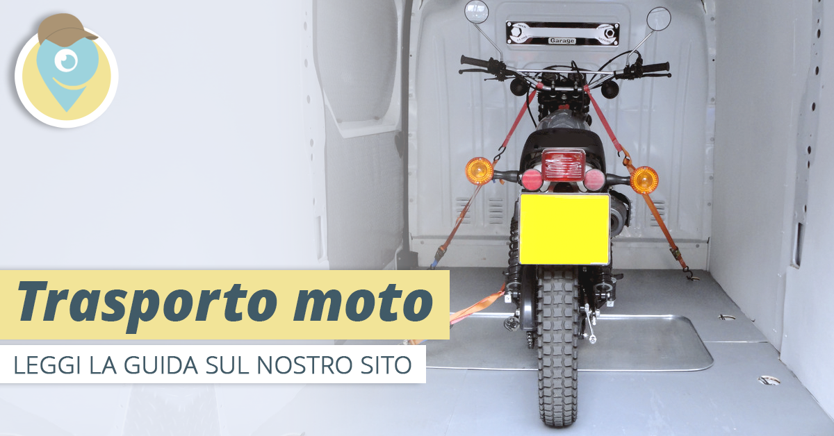 trasporto scooter e moto su furgone