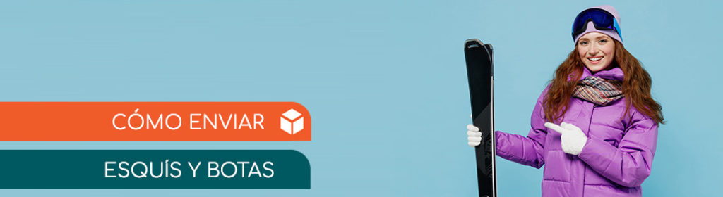Cómo enviar esquís y botas