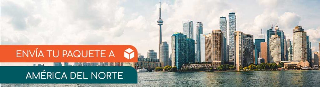 Envía tu paquete a América del Norte