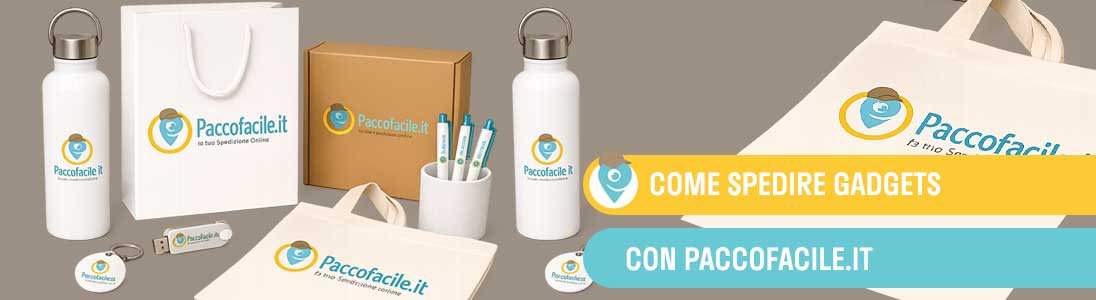 Come spedire gadgets con Paccofacile.it