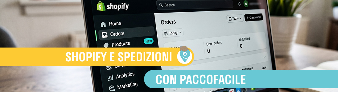Shopify: spedizioni con Paccofacile.it