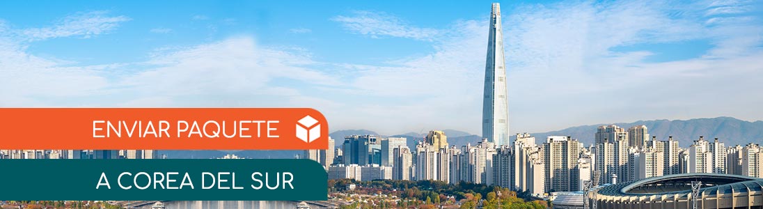 Enviar paquete a Corea del Sur con Sendago